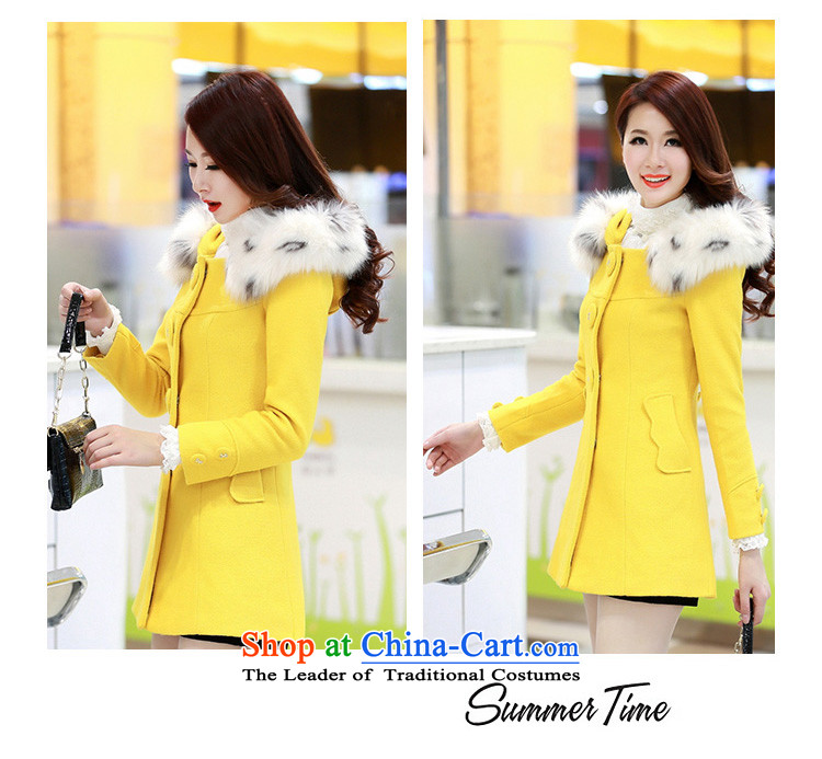 Love Road The gross-hi? girls jacket long 2015 autumn and winter new Korean Sau San with cap for video terminal on the Nagymaros forever thin a wool coat green XXL picture, prices, brand platters! The elections are supplied in the national character of distribution, so action, buy now enjoy more preferential! As soon as possible.