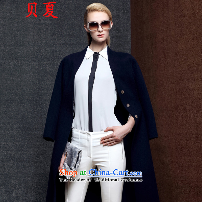 Addis Ababa Summer 2015 two-sided cashmere overcoat female hair fall/winter coats? Western new products in the long strap a wool coat female navy M, Addis Ababa Summer shopping on the Internet has been pressed.