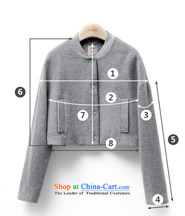 Amii[ minimalist] winter pure color large long-sleeved collar short of baseball jacket 11571856? fog gray M picture, prices, brand platters! The elections are supplied in the national character of distribution, so action, buy now enjoy more preferential! As soon as possible.