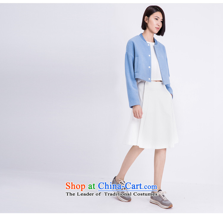 Amii[ minimalist] winter pure color large long-sleeved collar short of baseball jacket 11571856? fog gray M picture, prices, brand platters! The elections are supplied in the national character of distribution, so action, buy now enjoy more preferential! As soon as possible.