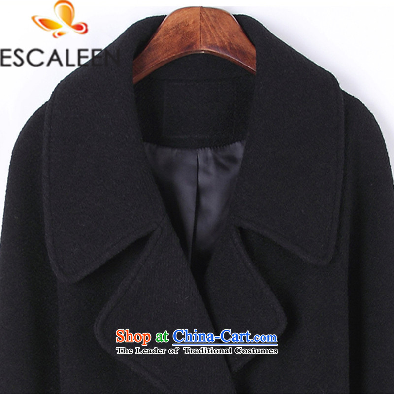 Install the latest autumn and winter ESCALEEN2015, Korean cashmere overcoat temperament in long hair Sau San? coats female khaki XL,ESCARLEEN,,, shopping on the Internet.