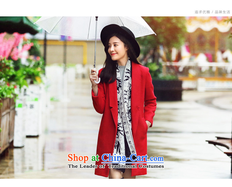 Park woke up to 2015 winter clothing new Korean women in long hair?? coats red jacket stylish S picture, prices, brand platters! The elections are supplied in the national character of distribution, so action, buy now enjoy more preferential! As soon as possible.