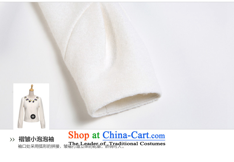 The OSCE nickname snow fall 2015 replacing the new Korean jacket Sau San heavy industry embroidery long-sleeved jacket is short of female winter white L photo, prices, brand platters! The elections are supplied in the national character of distribution, so action, buy now enjoy more preferential! As soon as possible.