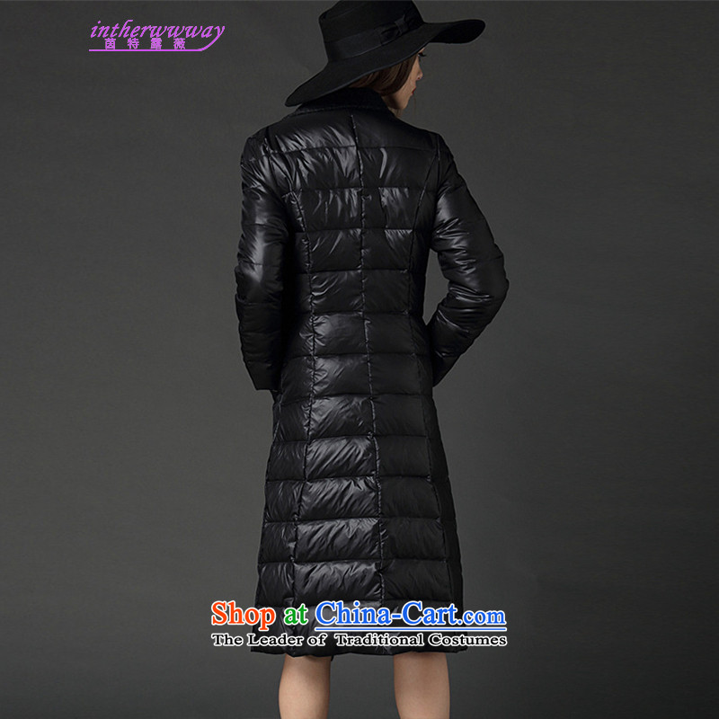 The Hon Audrey Eu Yuet-terrace, Athena xl female jackets winter 2015 new temperament long black, Sau San downcoat female warm coat black large 5XL code 200 around 922.747 ,intherwwway,,, shopping on the Internet