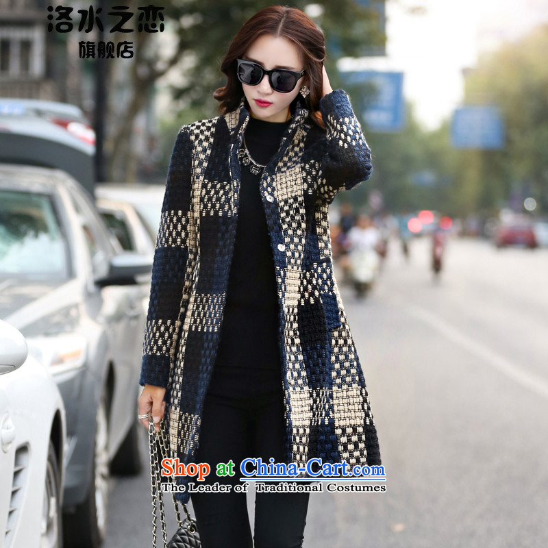 The water of the 2015 autumn and winter, Korean Women's gross? graphics thin stylish coat double-Sau San? jacket female snowflake gross? M4 Water Love , , , shopping on the Internet