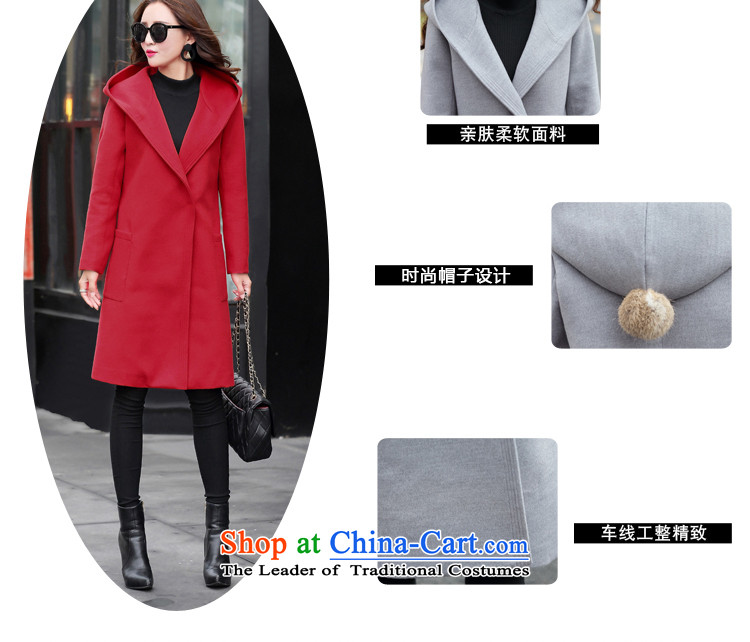 The water of the gross coats female 2015 Autumn? for women of autumn and winter stylish high card is a true gross Korean female jacket is 