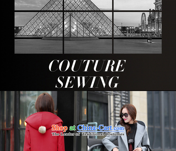 The water of the gross coats female 2015 Autumn? for women of autumn and winter stylish high card is a true gross Korean female jacket is 