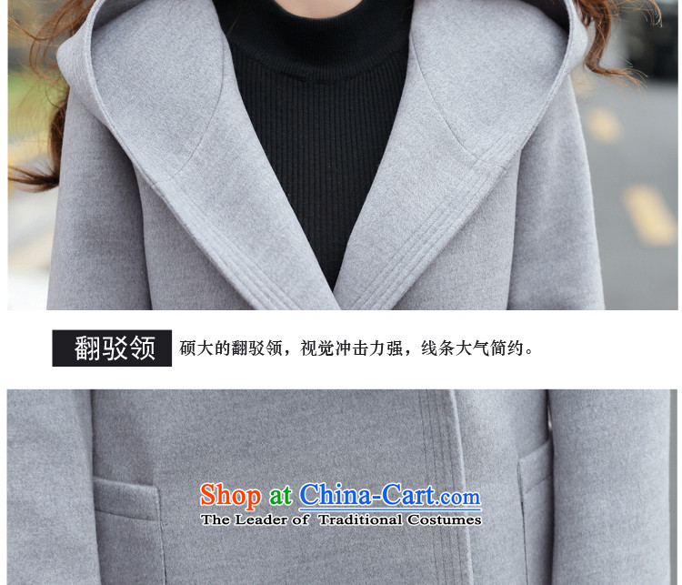 The water of the gross coats female 2015 Autumn? for women of autumn and winter stylish high card is a true gross Korean female jacket is 