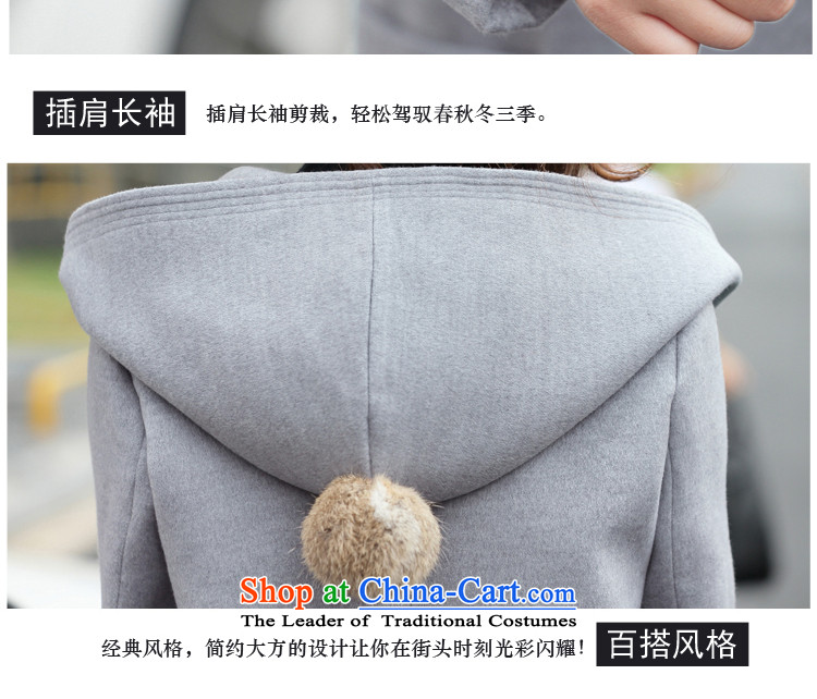 The water of the gross coats female 2015 Autumn? for women of autumn and winter stylish high card is a true gross Korean female jacket is 