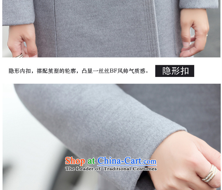 The water of the gross coats female 2015 Autumn? for women of autumn and winter stylish high card is a true gross Korean female jacket is 