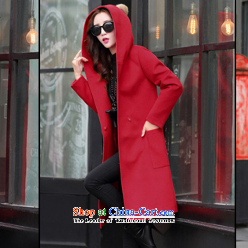 The water of the gross coats female 2015 Autumn? for women of autumn and winter stylish high card is a true gross Korean female jacket is   Gross Light Gray M4 Water Love , , , shopping on the Internet