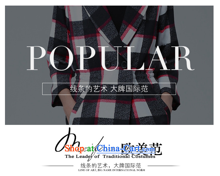 Rui Mei to large 2015 Fall/Winter Collections for women to new xl stylish, classy and latticed Sau San in long wind jacket picture color picture 3XL N1625, prices, brand platters! The elections are supplied in the national character of distribution, so action, buy now enjoy more preferential! As soon as possible.