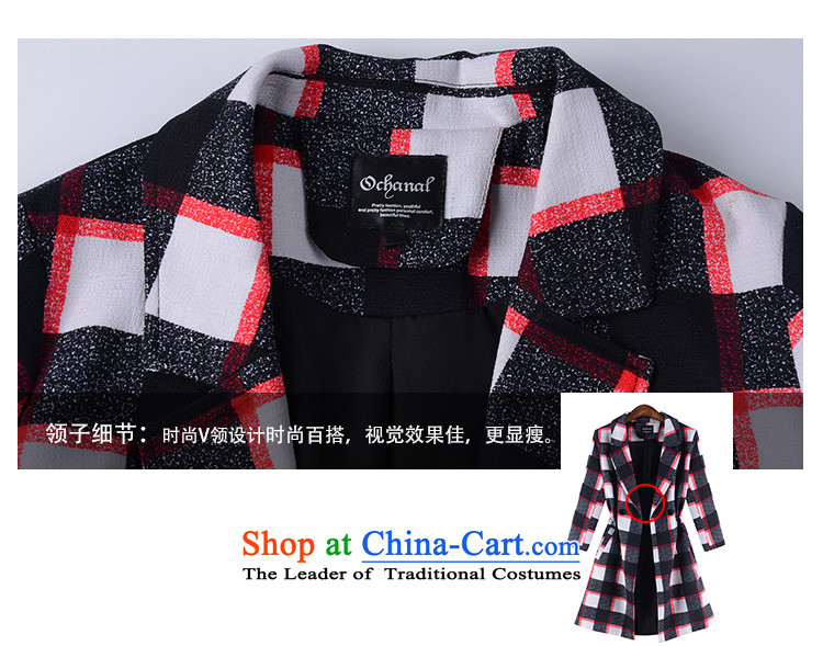 Rui Mei to large 2015 Fall/Winter Collections for women to new xl stylish, classy and latticed Sau San in long wind jacket picture color picture 3XL N1625, prices, brand platters! The elections are supplied in the national character of distribution, so action, buy now enjoy more preferential! As soon as possible.