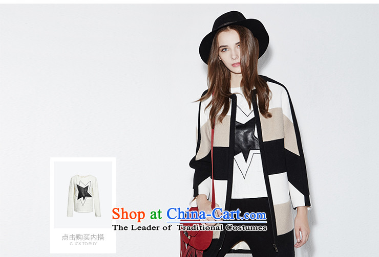 Hong Lai Ying 2015 winter clothing new Korean version with a straight thin small Heung-graphics streaked stitching gross? 92 M black girl jacket picture, prices, brand platters! The elections are supplied in the national character of distribution, so action, buy now enjoy more preferential! As soon as possible.