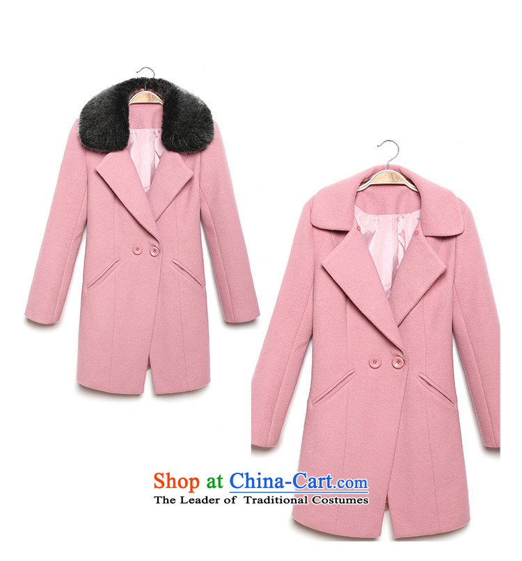 Mineau Xuan by 2015 Fall/Winter Collections new graphics thin hair so Sau San jacket K583# leather pink L picture, prices, brand platters! The elections are supplied in the national character of distribution, so action, buy now enjoy more preferential! As soon as possible.