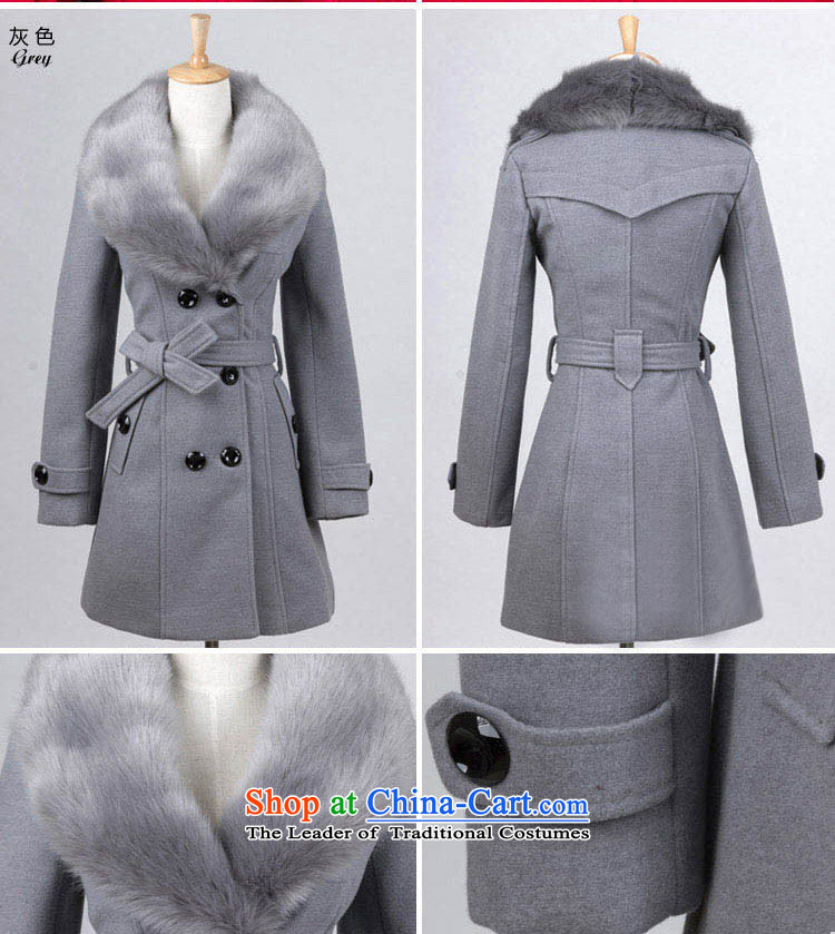 Recalling that the 2015 Autumn and Winter North drift-new gross? Long butted Sau San Korean Gross Gross for a wool coat BJ1018-2 Gray 2XL Photo, prices, brand platters! The elections are supplied in the national character of distribution, so action, buy now enjoy more preferential! As soon as possible.