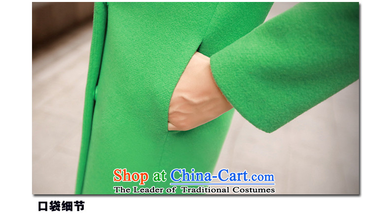  The new 2015 also hailed the autumn and winter coats girl in a long, thick, OL minimalist wool coat T870? The Red XL Photo, prices, brand platters! The elections are supplied in the national character of distribution, so action, buy now enjoy more preferential! As soon as possible.