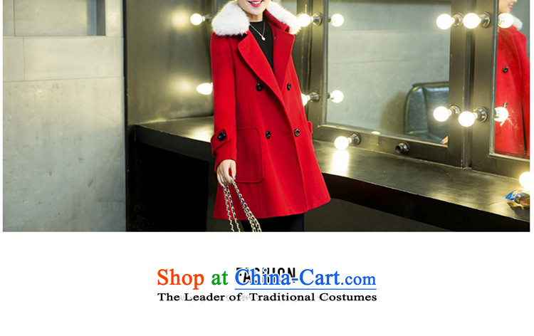 Resistant to log Pong horsehair coats, long winter 2015 new Korean lapel of Sau San Mao jacket female leather toner? XL Photo, prices, brand platters! The elections are supplied in the national character of distribution, so action, buy now enjoy more preferential! As soon as possible.