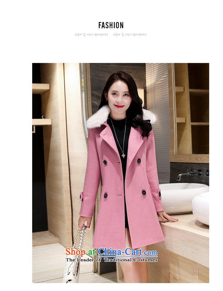 Resistant to log Pong horsehair coats, long winter 2015 new Korean lapel of Sau San Mao jacket female leather toner? XL Photo, prices, brand platters! The elections are supplied in the national character of distribution, so action, buy now enjoy more preferential! As soon as possible.
