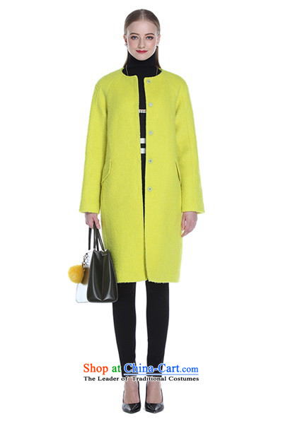 When the Euro 2015 Power ochirly new female winter clothing in round-neck collar loose long hairs? overcoat 1154341600 Yellow 410 XS(155/80A) picture, prices, brand platters! The elections are supplied in the national character of distribution, so action, buy now enjoy more preferential! As soon as possible.