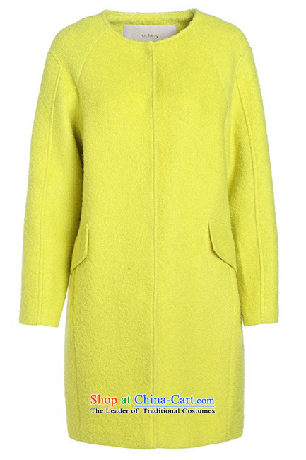 When the Euro 2015 Power ochirly new female winter clothing in round-neck collar loose long hairs? overcoat 1154341600 Yellow 410 XS(155/80A) picture, prices, brand platters! The elections are supplied in the national character of distribution, so action, buy now enjoy more preferential! As soon as possible.