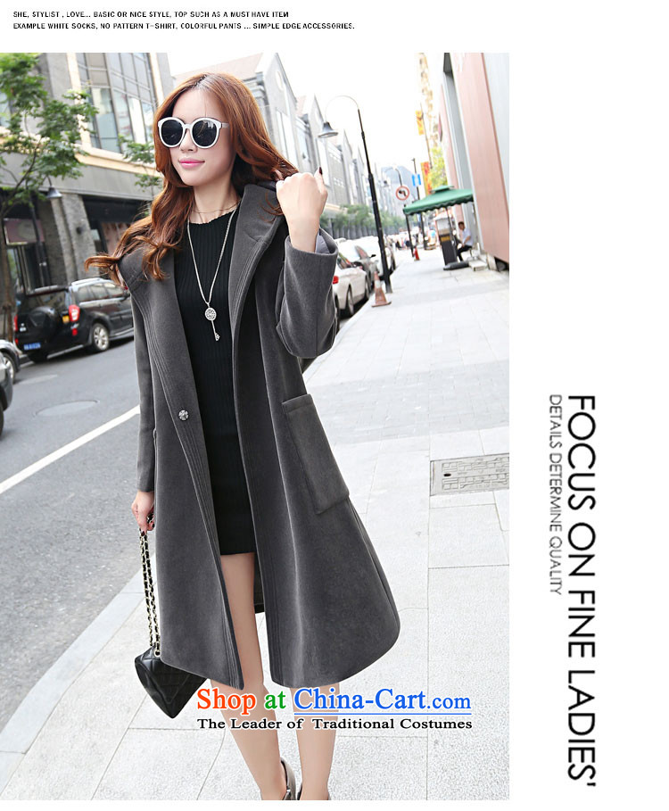 Sin has been gross? 2015 winter coats female new Korean version of a cashmere overcoat thick double-side coats female pink   M picture, prices, brand platters! The elections are supplied in the national character of distribution, so action, buy now enjoy more preferential! As soon as possible.