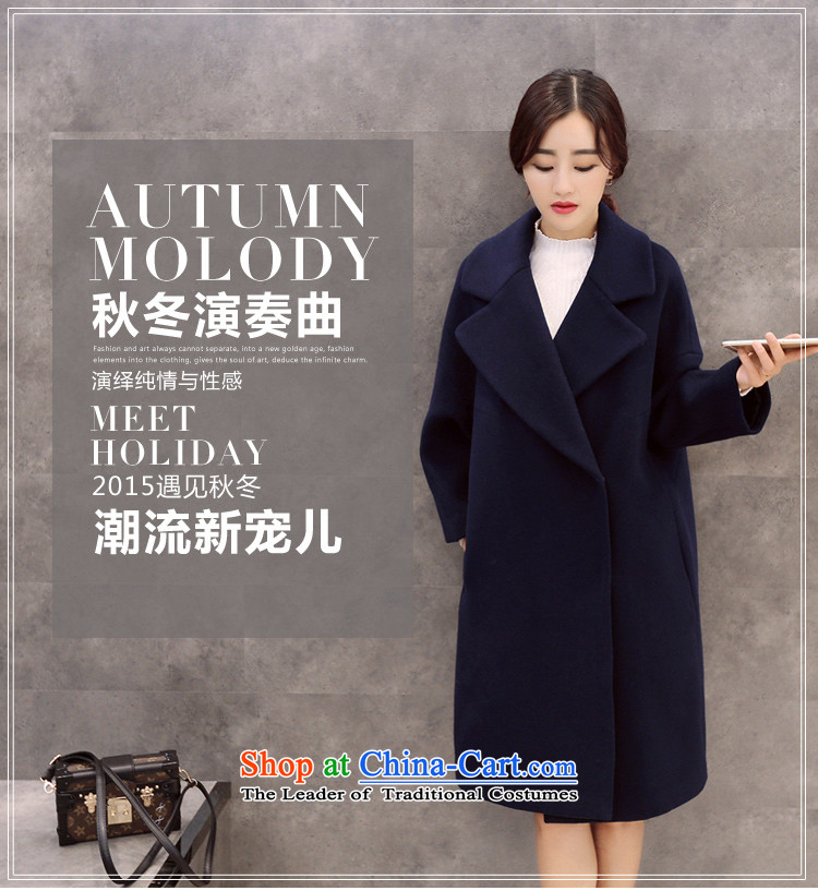 Wide service GUANGFU winter clothing new Korean long-sleeved jacket girl in gross? Long Sau San thick double-to increase gross? a jacket coat blue S recommendations 85-105 catty picture, prices, brand platters! The elections are supplied in the national character of distribution, so action, buy now enjoy more preferential! As soon as possible.
