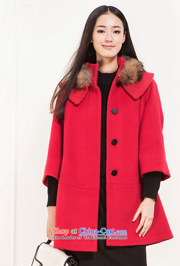 El Boothroyd 2015 winter clothing new Korean version of the long hair? jacket female woolen coat 6580847203 red S picture, prices, brand platters! The elections are supplied in the national character of distribution, so action, buy now enjoy more preferential! As soon as possible.