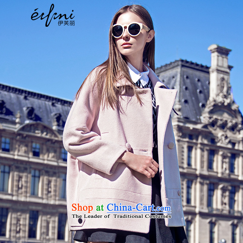 _pre-sale _-, Evelyn Lai 2015 winter clothing new liberal cocoon-jacket women's gross? Short wool coat female 6580847209? Gray Pink?PUERTORRICANS pre-sale _ DECEMBER 11 shipping_