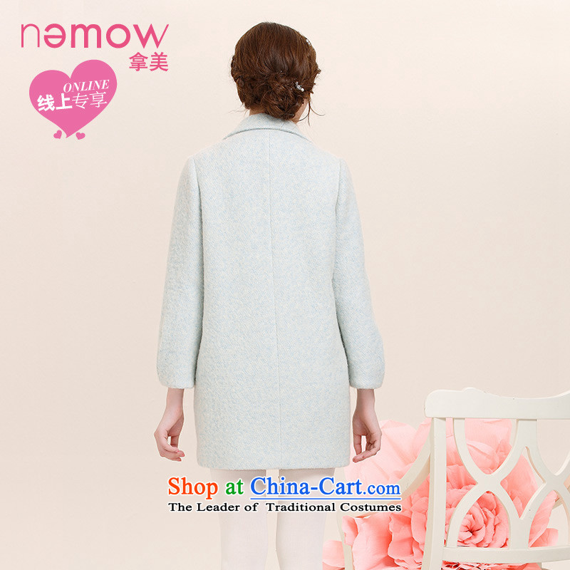 Take the us dream of South nemow/ 2015 winter clothing new large half-coats EA5G438 calluses relaxd light blue - 20 S, South Meng (nemow) , , , shopping on the Internet