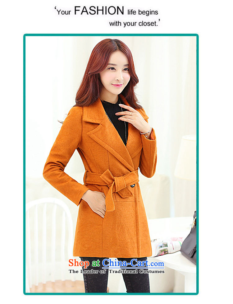 Love Is gross coats Girl Gigi Lai? jacket of autumn and winter 2015 new lady a windbreaker. Long Korean lapel tether elegant gross? Jacket Sau San deep blue XL Photo, prices, brand platters! The elections are supplied in the national character of distribution, so action, buy now enjoy more preferential! As soon as possible.