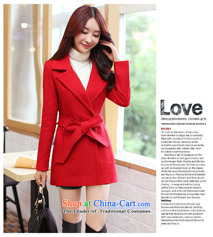 Love Is gross coats Girl Gigi Lai? jacket of autumn and winter 2015 new lady a windbreaker. Long Korean lapel tether elegant gross? Jacket Sau San deep blue XL Photo, prices, brand platters! The elections are supplied in the national character of distribution, so action, buy now enjoy more preferential! As soon as possible.