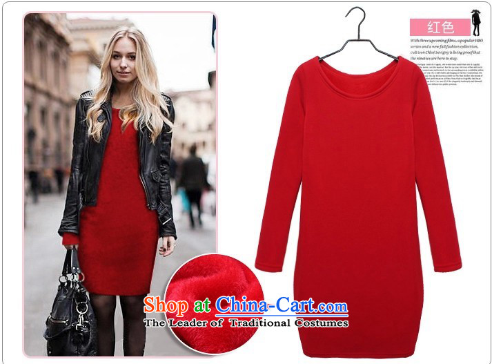 Leader in the autumn and winter 2015 large western new women to increase the burden of the Netherlands thick MM200 forming the thick plus lint-free long-sleeved female black skirt 3XL recommendations 140-160 characters catty picture, prices, brand platters! The elections are supplied in the national character of distribution, so action, buy now enjoy more preferential! As soon as possible.