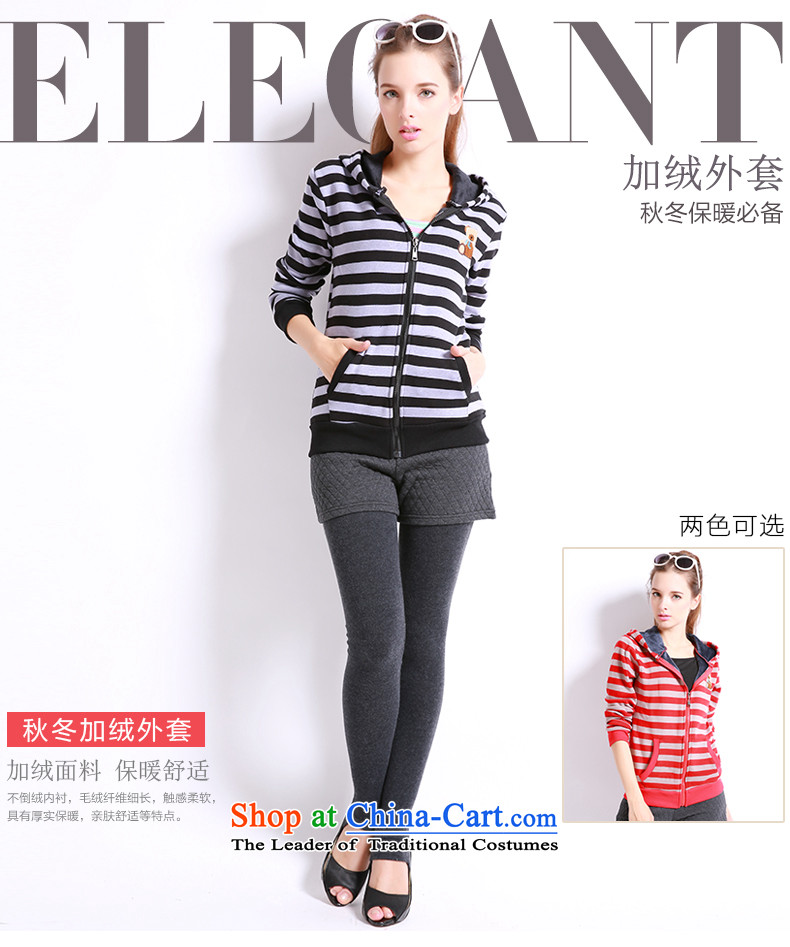 Luo Shani flower code women winter jackets and lint-free thick thick sister to xl thick, Hin thin, thick mm cap sweater 13264 red and white stripes 4XL Photo, prices, brand platters! The elections are supplied in the national character of distribution, so action, buy now enjoy more preferential! As soon as possible.