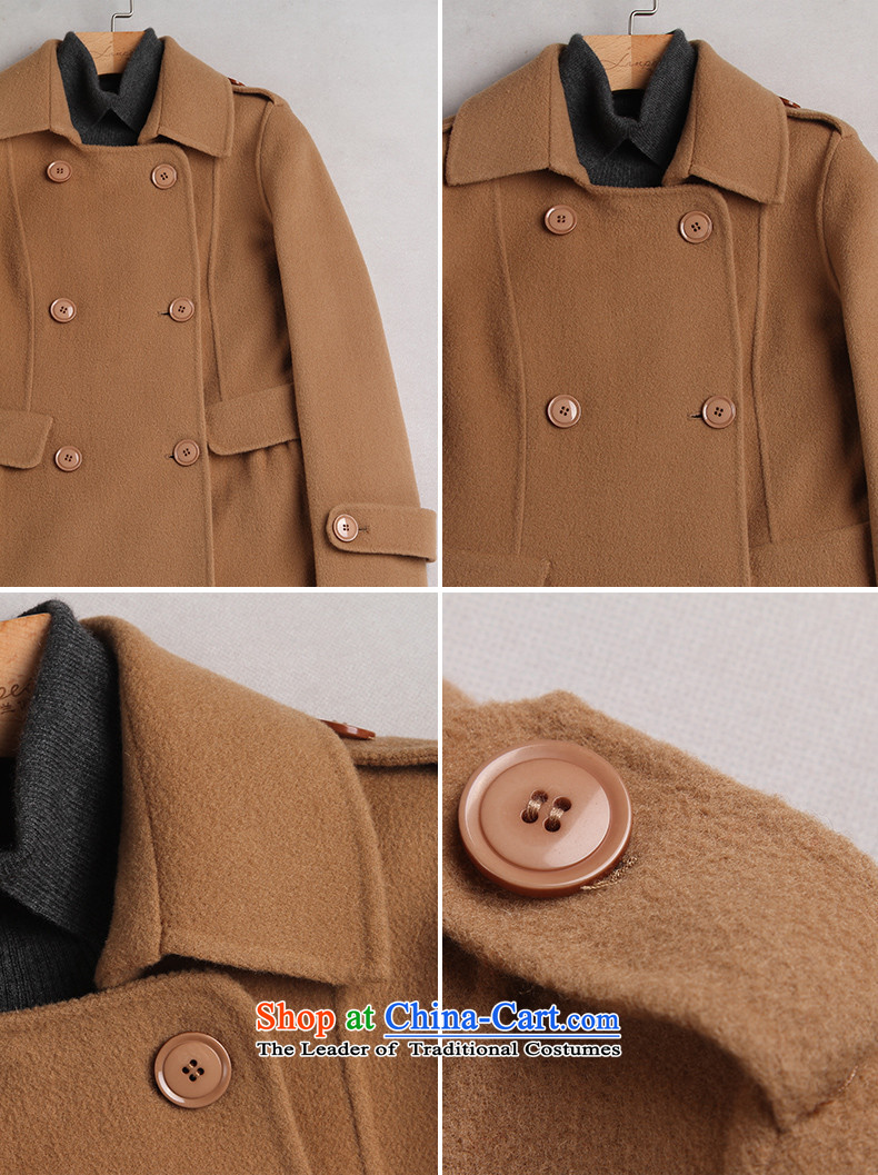 Ho Pui 2015 autumn and winter new sided flannel wool a wool coat girl in long Sau San double-gross and color jacket? 25 of pre-sale prices, pictures, L brand platters! The elections are supplied in the national character of distribution, so action, buy now enjoy more preferential! As soon as possible.