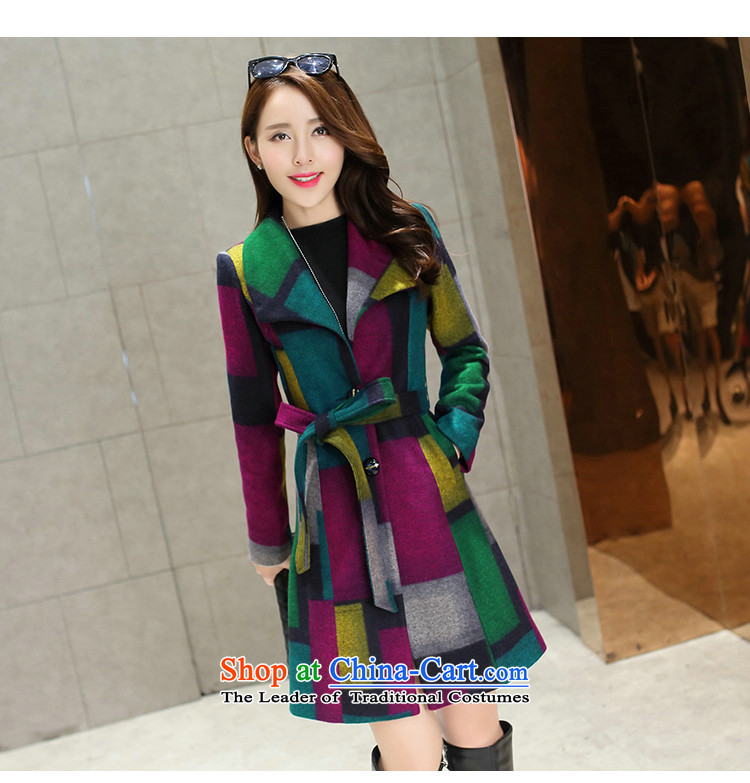 Xu Chong 2015 Ms. boutique winter coats a modern and luxurious quality in Women's Long Hoodie latticed Sau San Mao jacket green M pictures?, prices, brand platters! The elections are supplied in the national character of distribution, so action, buy now enjoy more preferential! As soon as possible.