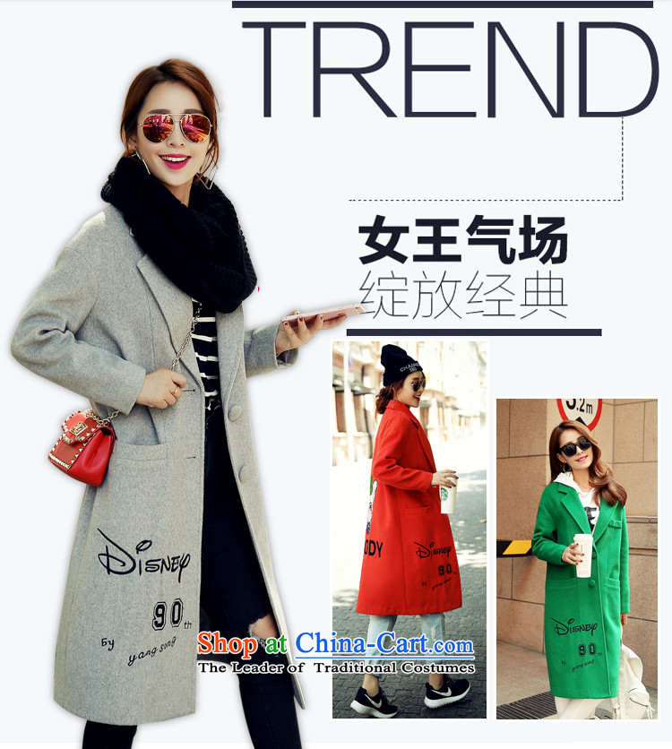 Sin has been gross girls jacket? Long 2015 autumn and winter coats women? gross dog pattern letters? jacket female gray hair L picture, prices, brand platters! The elections are supplied in the national character of distribution, so action, buy now enjoy more preferential! As soon as possible.
