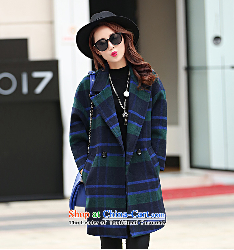 Goodwill is also Fall/Winter Collections 2015 new Korean version of thin temperament, gross? jacket long-ni-coats cocoon T831 GREEN M picture, prices, brand platters! The elections are supplied in the national character of distribution, so action, buy now enjoy more preferential! As soon as possible.