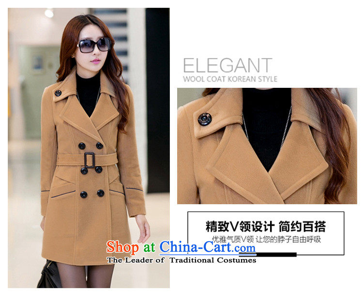 Sin has been Women Korean 2015 autumn and winter New Sau San? long coats Gross Gross large cashmere overcoat so Coat female wine red thick warm hot recommended pictures, prices, brand platters! The elections are supplied in the national character of distribution, so action, buy now enjoy more preferential! As soon as possible.