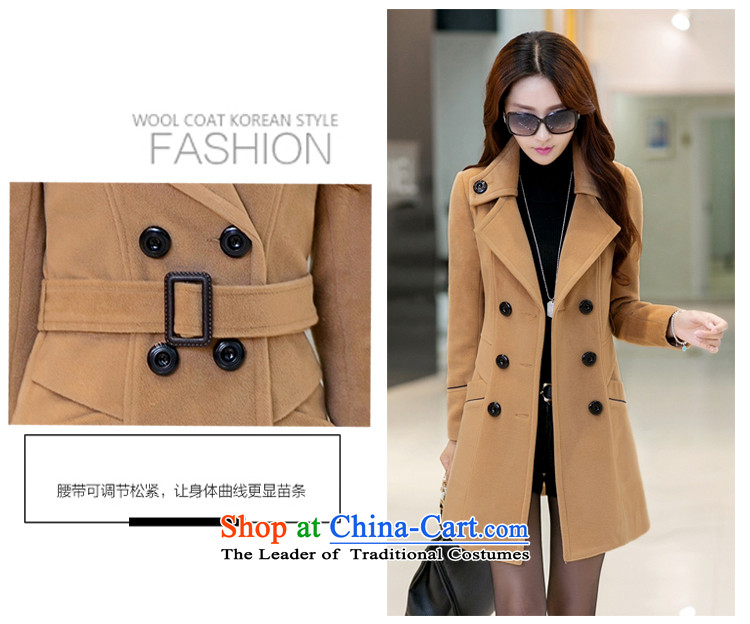 Sin has been Women Korean 2015 autumn and winter New Sau San? long coats Gross Gross large cashmere overcoat so Coat female wine red thick warm hot recommended pictures, prices, brand platters! The elections are supplied in the national character of distribution, so action, buy now enjoy more preferential! As soon as possible.
