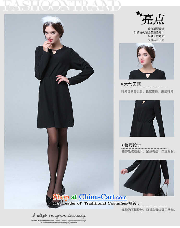 The Ni dream new ultra large 2015 Code women fall to increase expertise with stylish Foutune of video mm thin long-sleeved dresses knitting s1626 black 4XL Photo, prices, brand platters! The elections are supplied in the national character of distribution, so action, buy now enjoy more preferential! As soon as possible.