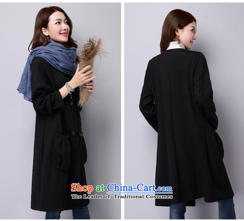 2015 Autumn and Winter Korea MEISUDI version of large numbers of ladies loose video clips in the thick cotton thin long wild loose video thin cardigan jacket red XXL picture, prices, brand platters! The elections are supplied in the national character of distribution, so action, buy now enjoy more preferential! As soon as possible.