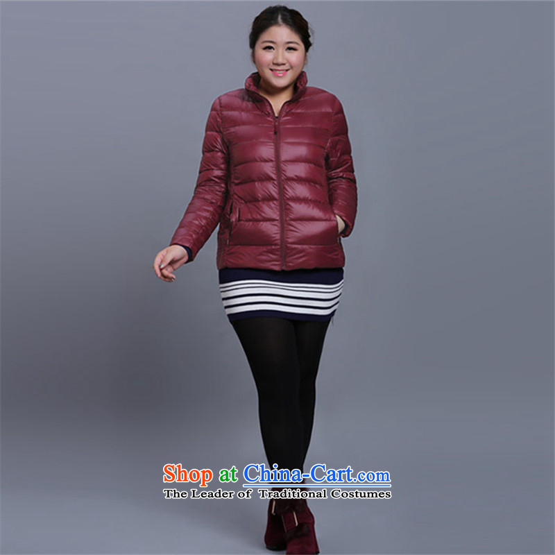 The name of the 2015 Winter Olympics in Europe, extra-Women 2015 mm thick clothes who thick to intensify the code 200 catties thin downcoat female 230 catties 3XL, Europe of purple (ougening lemonade) , , , shopping on the Internet