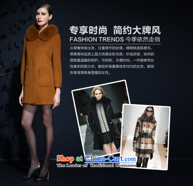 Yuen-Core Women's gross girls jacket? long thin 2015 Sau San video winter clothing new Korean Fox gross washable wool coat female Kim and then color L picture, prices, brand platters! The elections are supplied in the national character of distribution, so action, buy now enjoy more preferential! As soon as possible.