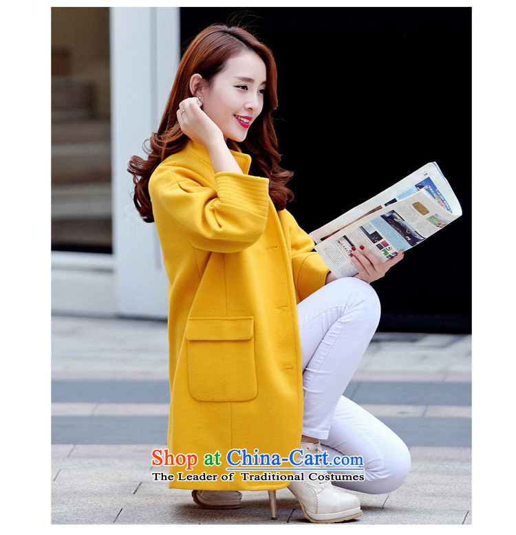 The Korean version of the wild pure color in the long jacket, Orange XL Photo, prices, brand platters! The elections are supplied in the national character of distribution, so action, buy now enjoy more preferential! As soon as possible.