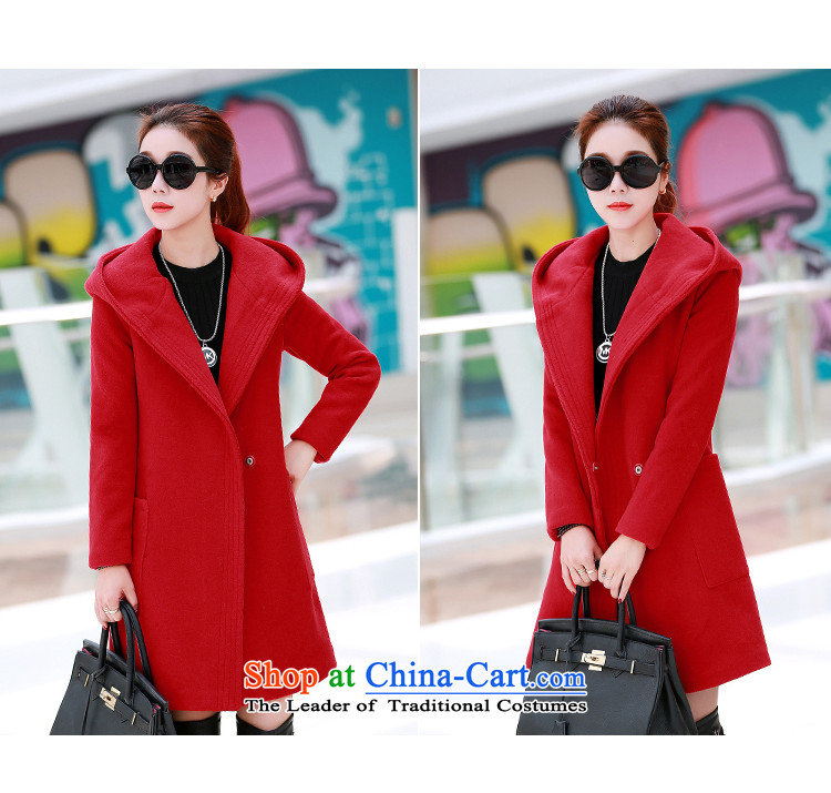 Beijing 2015 Choo Pik-dress, in the autumn of gross coats female Korean? for winter coats gross?? in female long coat 6705 red) L picture, prices, brand platters! The elections are supplied in the national character of distribution, so action, buy now enjoy more preferential! As soon as possible.