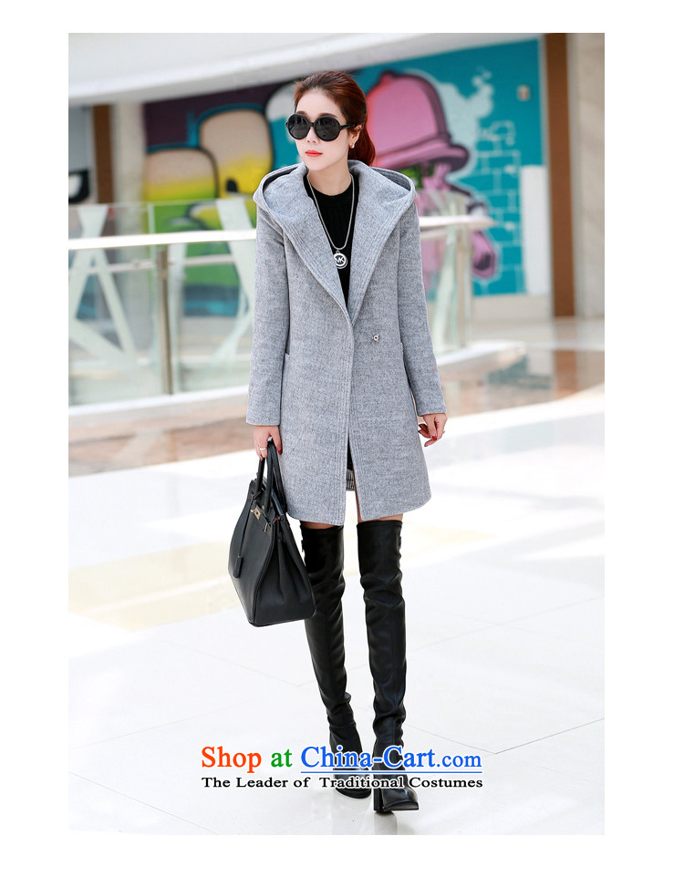 Beijing 2015 Choo Pik-dress, in the autumn of gross coats female Korean? for winter coats gross?? in female long coat 6705 red) L picture, prices, brand platters! The elections are supplied in the national character of distribution, so action, buy now enjoy more preferential! As soon as possible.