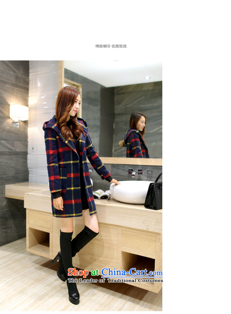 Beijing 2015 Choo Pik-dress, in the autumn of gross coats female Korean? for winter coats gross?? in female long coat 6705 red) L picture, prices, brand platters! The elections are supplied in the national character of distribution, so action, buy now enjoy more preferential! As soon as possible.