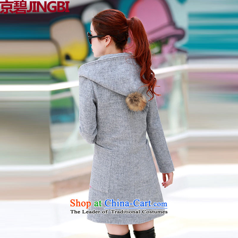 Beijing 2015 Choo Pik-dress, in the autumn of gross coats female Korean? for winter coats gross?? in female long coat 6705 red) , L, Putin (JINGBI PIK) , , , shopping on the Internet