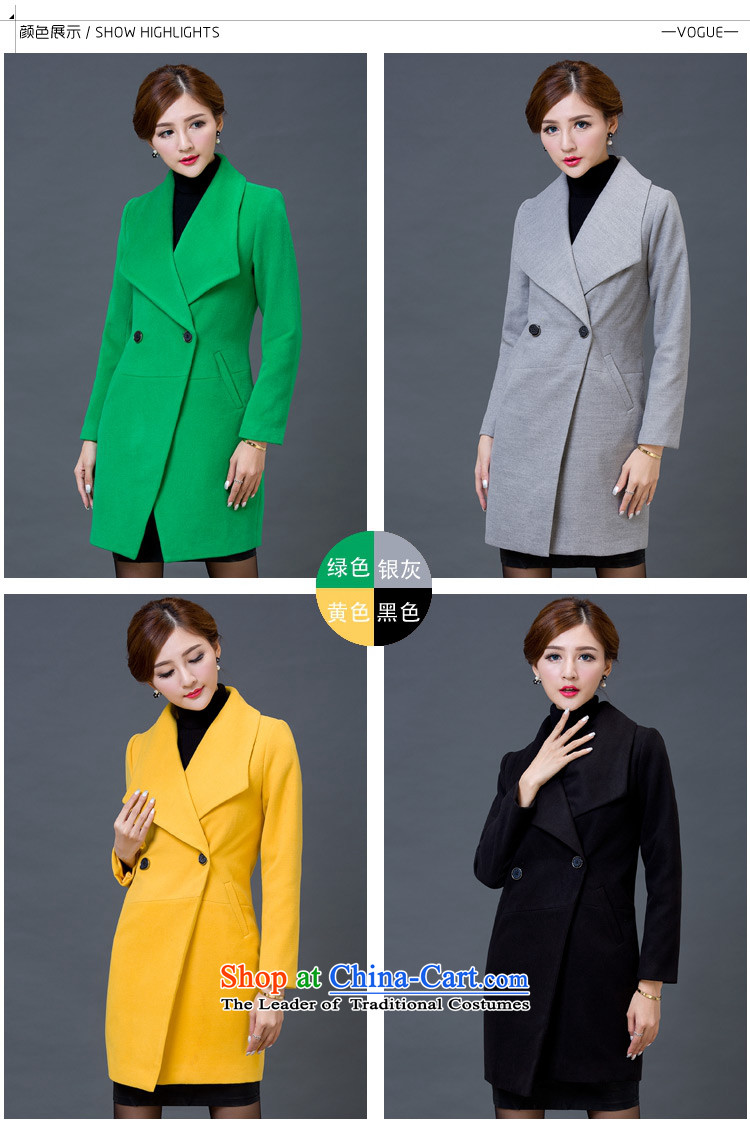 El Wire Cayman 2015 autumn and winter new products Women warm gross a wool coat khaki FF5047 M code picture, prices, brand platters! The elections are supplied in the national character of distribution, so action, buy now enjoy more preferential! As soon as possible.